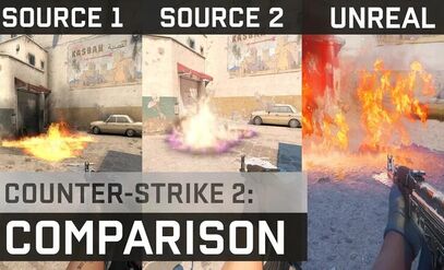 Counter-Strike — сравнение графики Source, Source 2 и Unreal Engine 5