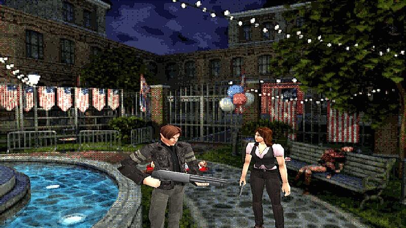 Видео демейка Resident Evil 6 с графикой в ​​стиле PSX