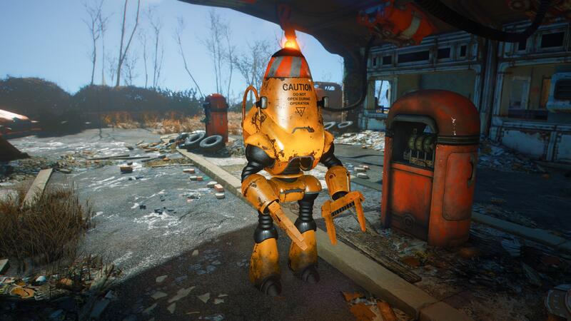 Пакет 4K текстур объемом 4 ГБ для Fallout 4 улучшает всех роботов